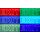 RGB LED -kyltti vilkkuvilla RGB -LED:eillä EXIT