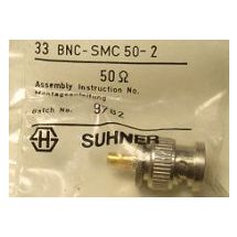FO liitin Suhner 33 BNC-SMC 50-2