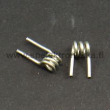 Air core inductor 3 turn wire  1 mm, r. 5mm