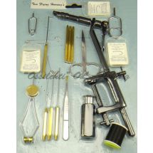 Beginner's fly tying tool set TFH® aunt Alma's PRO 1 model 14 + 4 pieces !