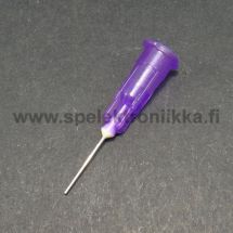 Annostelukärki 24G teräskärki 10mm Violetti Luer Lock
