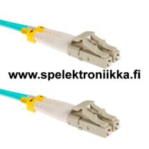 Kuitukaapeli kytkentäkaapeli-kuitu valokaapeli 3m InLine® Fiber Optical Duplex Cable LC/LC 50/125µm OM3