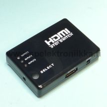 HDMI kytkin hdmi vaihtaja kauko-ohjaimella 3 in 1 out