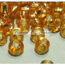 Glass beads for fly tying Kullankeltainen / Silverlined n. 2 mm yli 700kpl