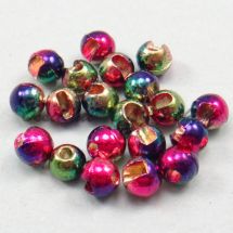Slotted Tungsten Wolfram Ball Head Rainbow 3,5 mm 20st TFH®