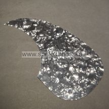 Pickguard pleksi teardrop pearl dark gray steeldust liimapinta PG100PB