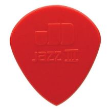 Plektra Jim Dunlop Jazz III nylon red sharp tip