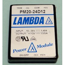 PM20-24D12 Lambda DC/DC converter +/- 12VDC Out