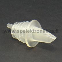 Spill stop tippanokka läpikuultava tippakorkki muovinen kaatonokka pulloon purnukkaan