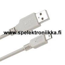 USB kaapeli häiriönpoistoferriitillä USB A uros / mini USB uros