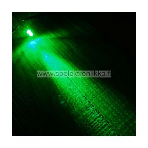 Superkirkas LED 5mm Vihreä typ. 50000 mcd / 100 mA
