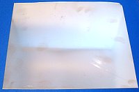 Alpakka (uushopea) levy 0.5mm, 240x290mm