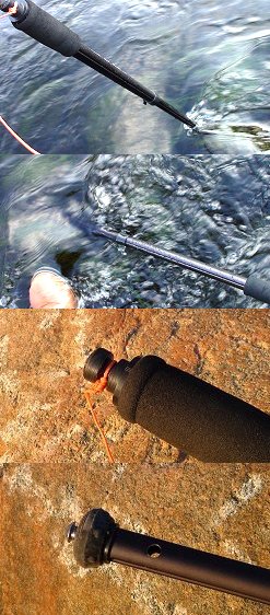 Monopod kuvaajalle / kahluusauva kalastajalle