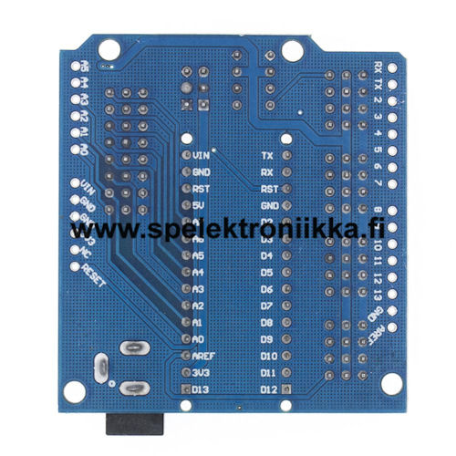 Arduino nano i o shield prototype board sp elektroniikka oy
