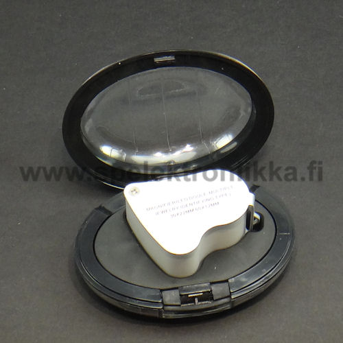 Watchmaker's / jewelers magnifying glass, 30x and 60x, with LEDlight