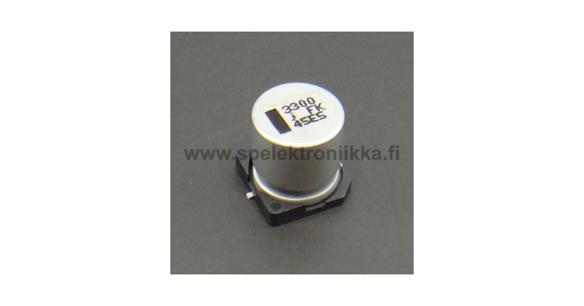 10 Condensateurs électrolytiques Panasonic 3300µF 6,3V - Ref EEVFK0J332V - Neufs Sous Blister