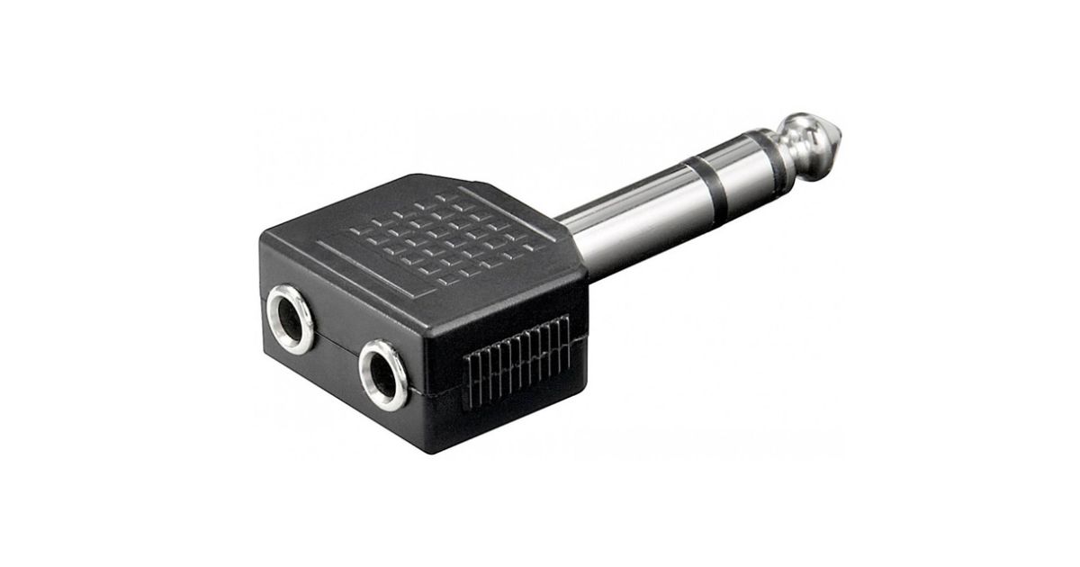 2 x 3.5mm stereojakki / 6.3mm stereoplugi | SP-Elektroniikka