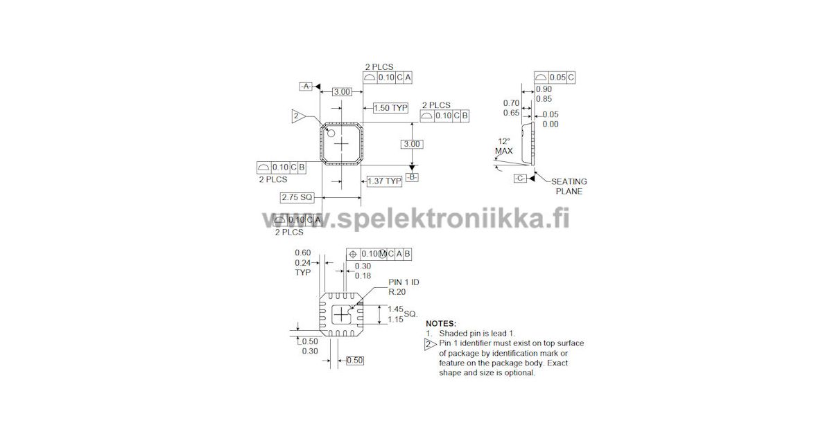 RF2417 tri band low noise amplifier RF micro devices SPElektroniikka Oy