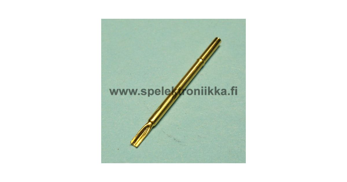 Test probe holder to attach 1.35mm body diameter probes to fixtures SPElektroniikka Oy