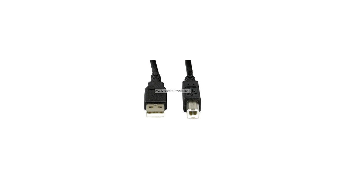 USB A / B kaapeli 3 m USB 2 Hi Speed SPElektroniikka Oy
