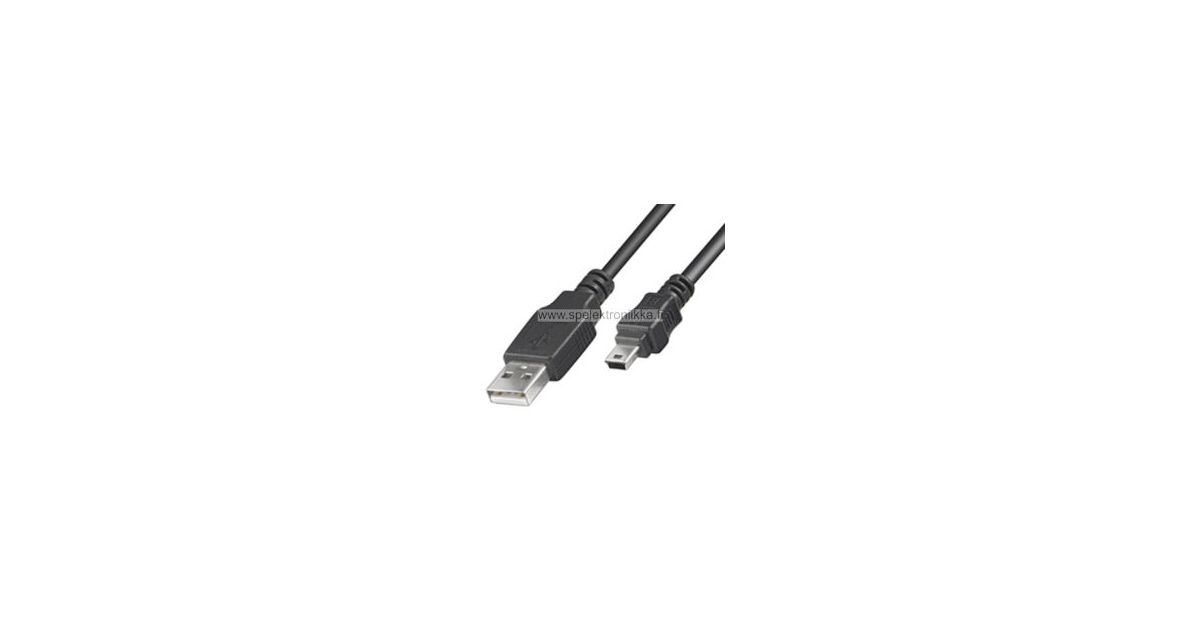 kaapeli bnc rca A napainen 5 / USB USB B uros mini kaapeli