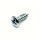 Ovaalikanta puuruuvi 3mm x 10mm kromi