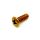 Ovaalikanta koneruuvi 3mm x 10mm kulta