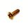 Ovaalikanta koneruuvi 3.5mm x 12mm kulta