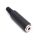 Monojakki johtoon, 3.5 mm, muovikuori taivutussuojalla