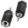 2.5mm stereo naaras / 3.5mm stereo uros adapteri