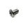 Ovaalikanta koneruuvi 3mm x 6mm kromi