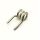 Ilmasydänkela 3 kierrosta lanka  1 mm, r. 5mm