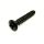 Ovaalikanta puuruuvi 4mm x 25mm musta