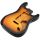 Strato body, mahogany - flame maple top, HHH, 3-tone burst, lakattu, gloss