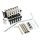 Wilkinson® WODL1 locking tremolo (Floyd Rose style) vibratalla - kromi