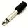 3.5mm monojakki / 6.3mm monoplugi adapteri