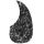 Kitaran pleksi brown pearl tortoise, liimapinta, teardrop style PG1BPTO