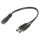 DC haaroitin  1 x 2.1/5.5mm -> 2 x 2.1/5.5mm