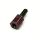 Metallinen jatkomutteri 6.7mm D-liitin kierre keltapassivoitu