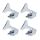 UT guitar parts Basson virityskoneisto B15- 2L+2R - kromi