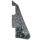 LP -tyylinen pleksilevy pearl steeldust 3PLY, LP3PB/W/B