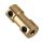 Messinkinen akselikytkin 3mm - 5mm