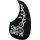 Kitaran pleksi black/hologramsilver, liimapinta, teardrop style BLKABATEAR