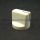 Potentiometrin nuppi osoittimella valkoinen 6mm akselille "push to fit" efektimalli