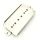 Keskirei'itetty humbucker baseplate - pohjalevy - 50mm nickel silver