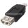 USB A naaras / 5 -nap. mini USB adapteri