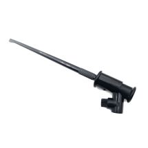 Mittakoukku MK1, musta, pituus 140 mm, 4mm banaanihylsy