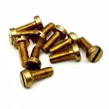 Messinkiruuvi koneruuvi 3 x 8 mm talttaura 1 kpl