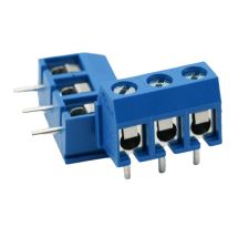 Ruuviliitosrima piirilevylle sininen 3 -napainen r. 5 mm
