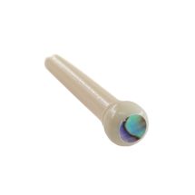 Akustisen kitaran tallapinni muovia Ivory iso pearloid piste TPIVPEABIGABS